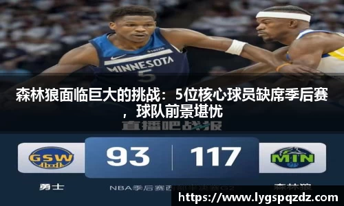 森林狼面临巨大的挑战：5位核心球员缺席季后赛，球队前景堪忧